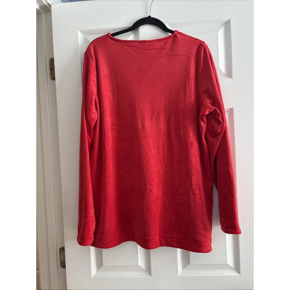 Kim Rogers Missy Red Top, Soft, Size Xl, Nwt - Picture 3 of 5